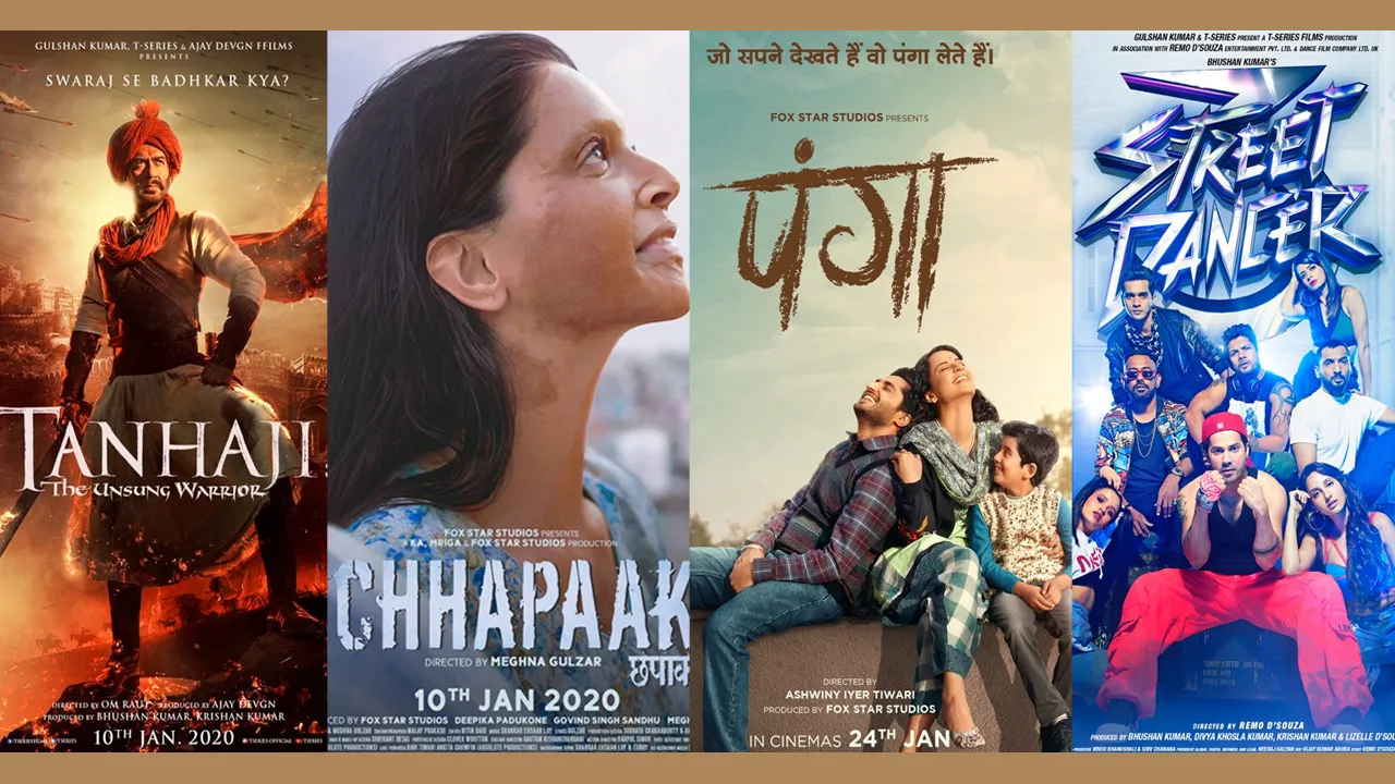 Box Office Collection: 'पंगा' लेकर भी कोई फिल्म नहीं बन पाती 'तानाजी', हो जाती हैं 'छपाक'