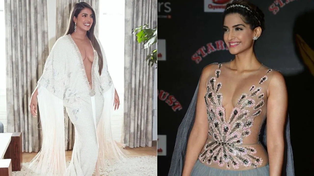 प्रियंका चोपड़ा से पहले भी एक्ट्रेसेस ने पहनी हैं डीप नेक ड्रेसेस, देखिए ग्लैमरस तस्वीरें