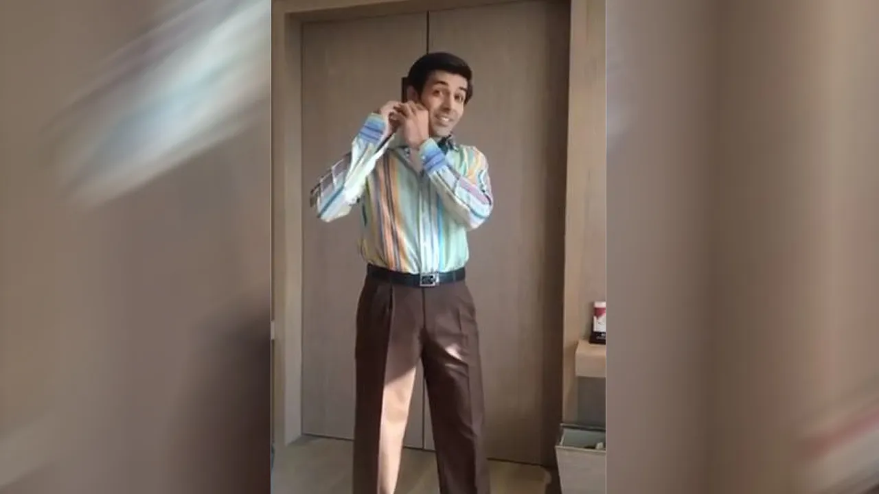 कार्तिक आर्यन ने शेयर किया मजेदार Video, लिखा- #FiftyShadesOfRaghu