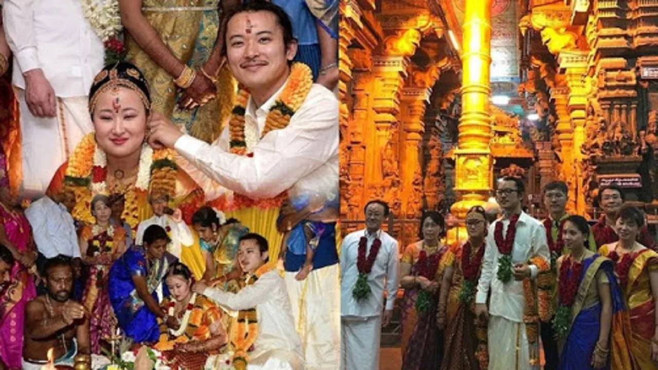 जापानी जोड़ी ने जोधपुर में हिंदू रीति-रिवाज से रचाई शादी, लोगों के बीच रही आकर्षण का केंद्र