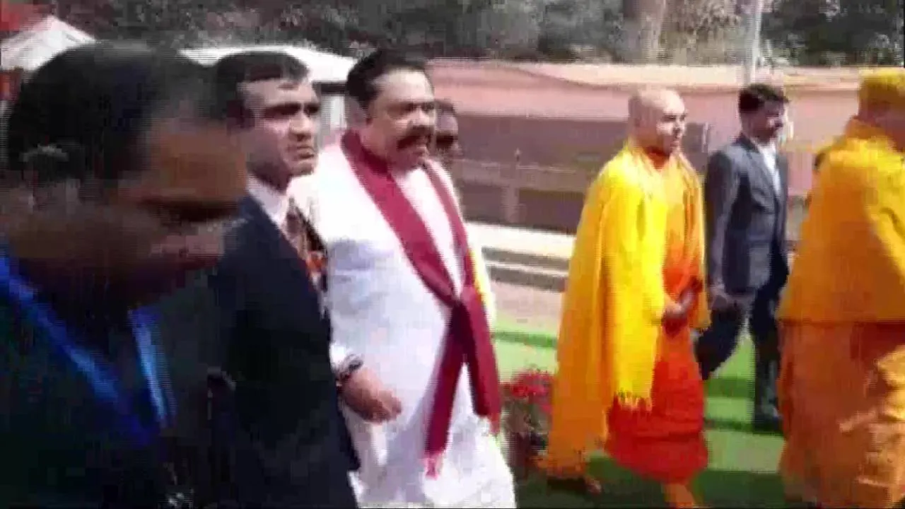 बोधगया पहुंचे श्रीलंका के प्रधानमंत्री महिंद्रा राजपक्षे, महाबोधि मंदिर में की विशेष पूजा अर्चना