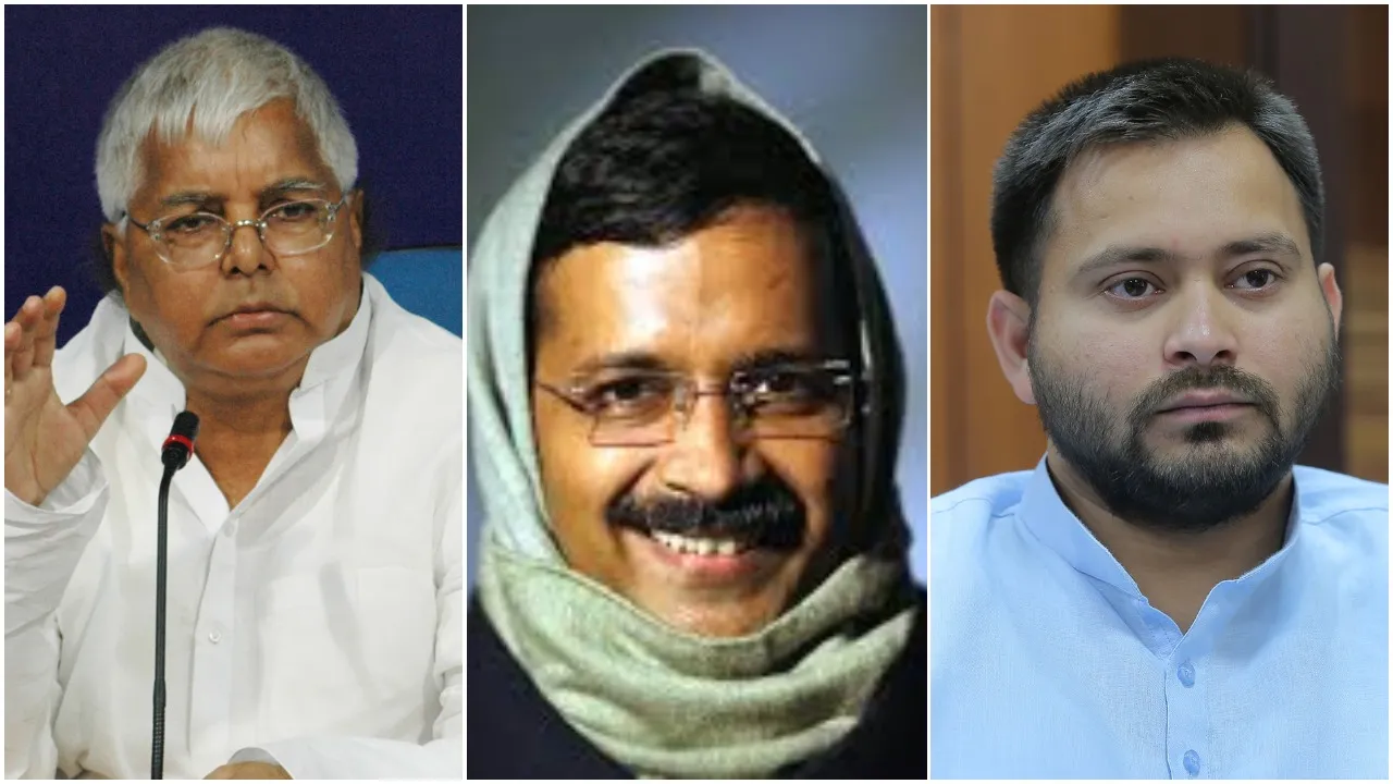 दिल्ली में जीत पर लालू, तेजस्वी ने केजरीवाल को दी बधाई