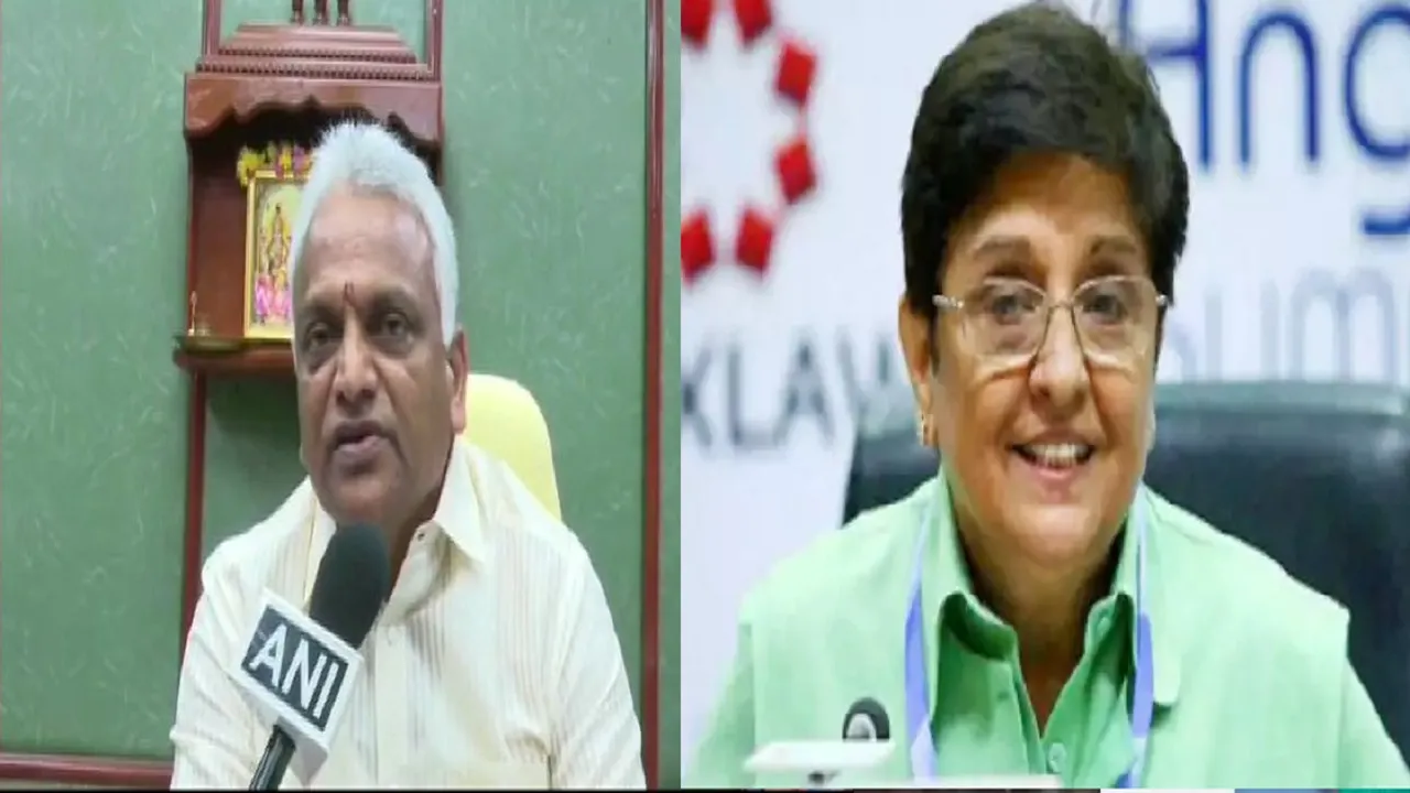 नारायणसामी सरकार और LG के बीच फिर टकराव, मंत्री एमके राव ने किरण बेदी पर लगाया बड़ा आरोप