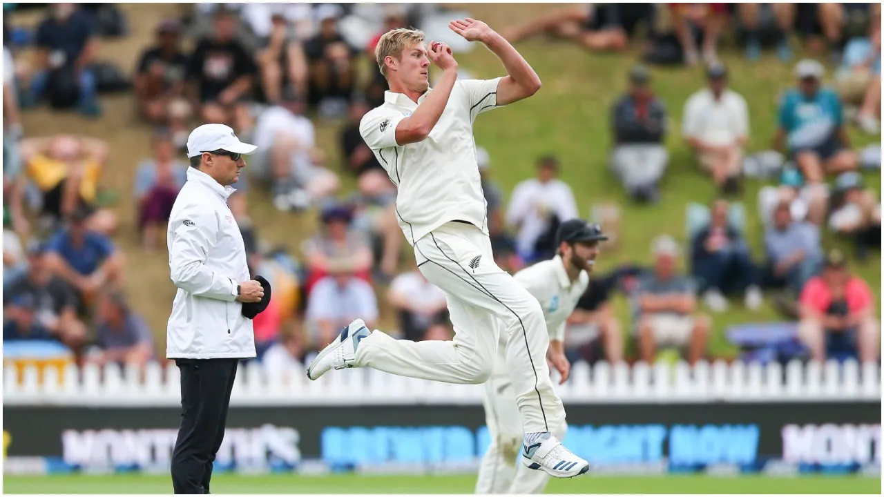 NZvIND : न्‍यूजीलैंड के सबसे लंबे तेज गेंदबाज काइल जेमिसन ने अपने डेब्‍यू टेस्‍ट में ही बरपाया कहर