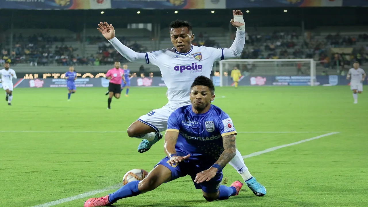 ISL 6:  चेन्नइयन एफसी ने मुम्बई सिटी एफसी को 1-0 से हराया, प्लेऑफ में बनाई जगह
