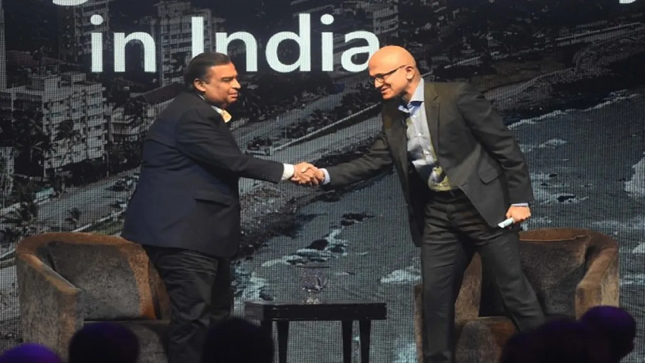 भारत दुनिया के शीर्ष तीन अर्थव्यवस्थाओं में होगा बोले मुकेश अंबानी, तो सत्य नडेला ने कही ये बात