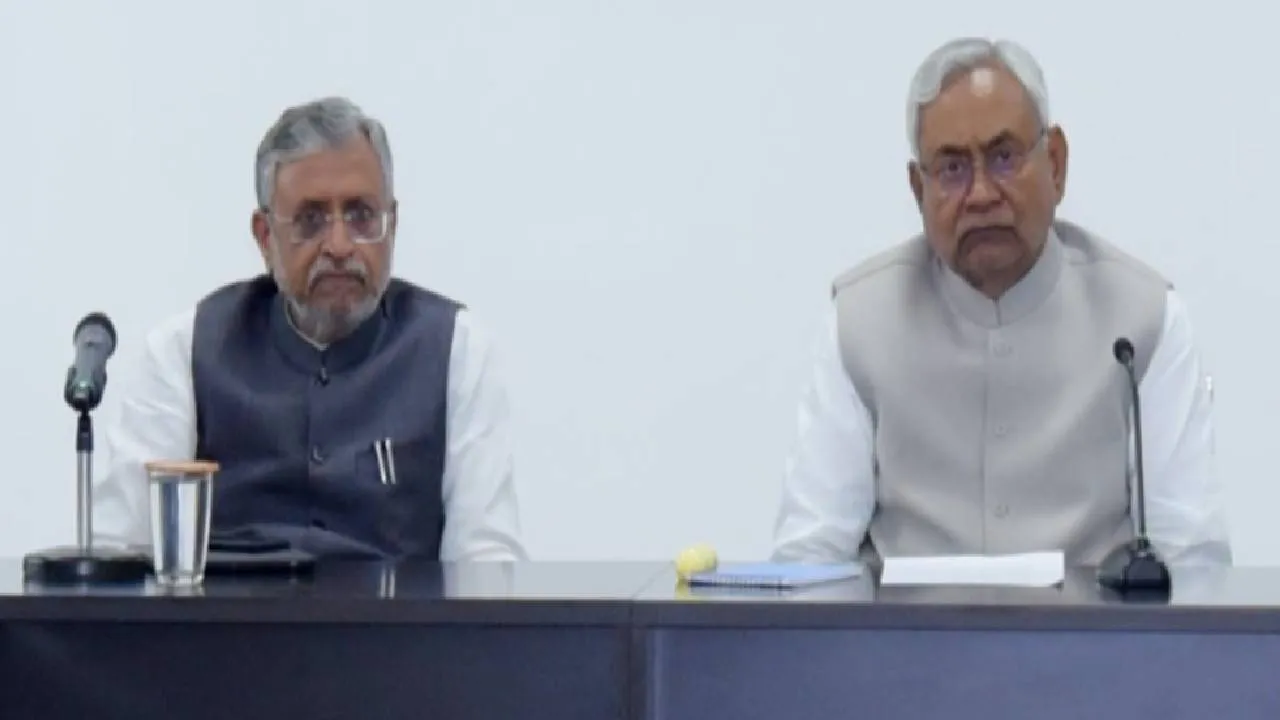 Nitish Kumar and Sushil Modi