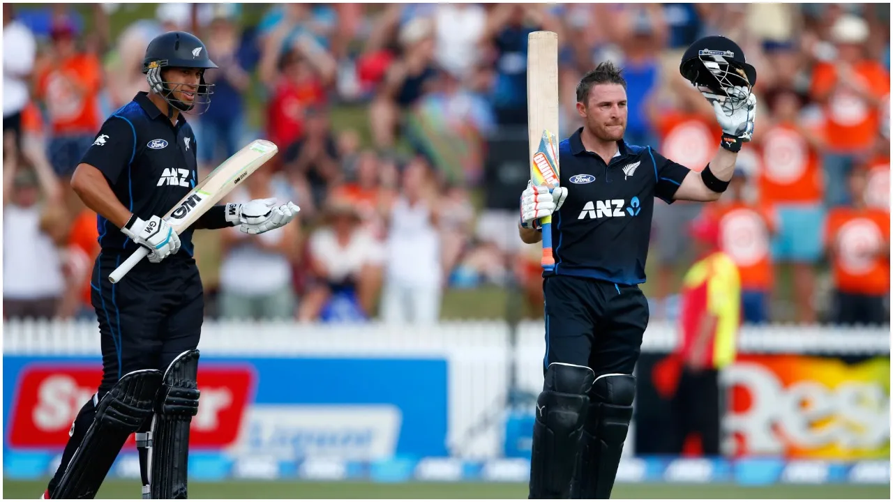 Ross Taylor Brandon McCullum
