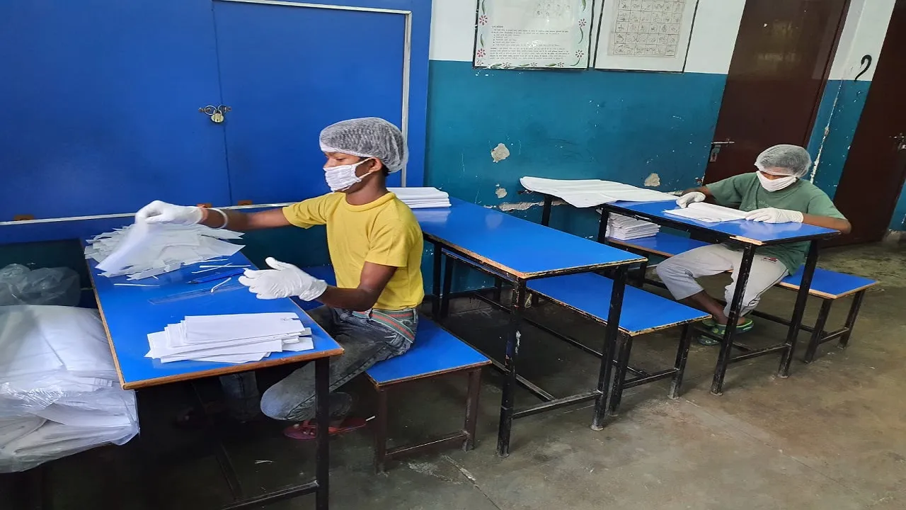 Lucknow multiple Challanged Children