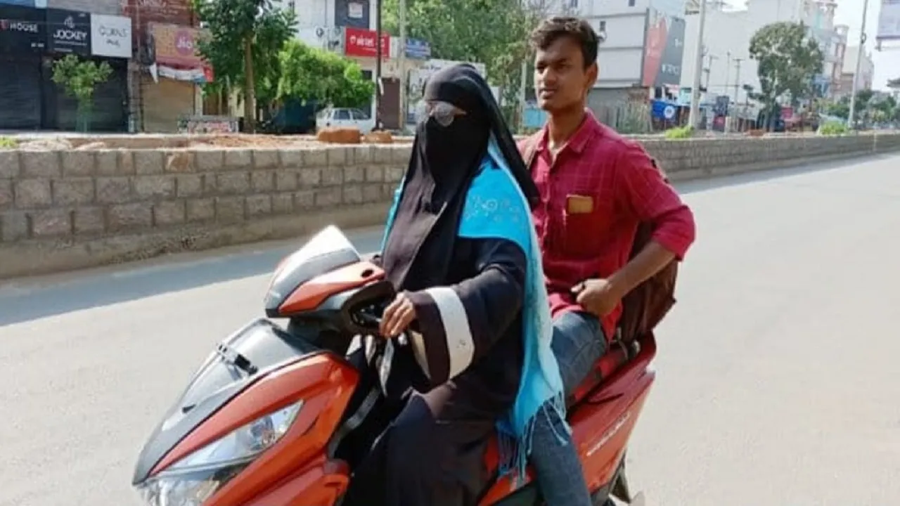 Mother Scooty Son