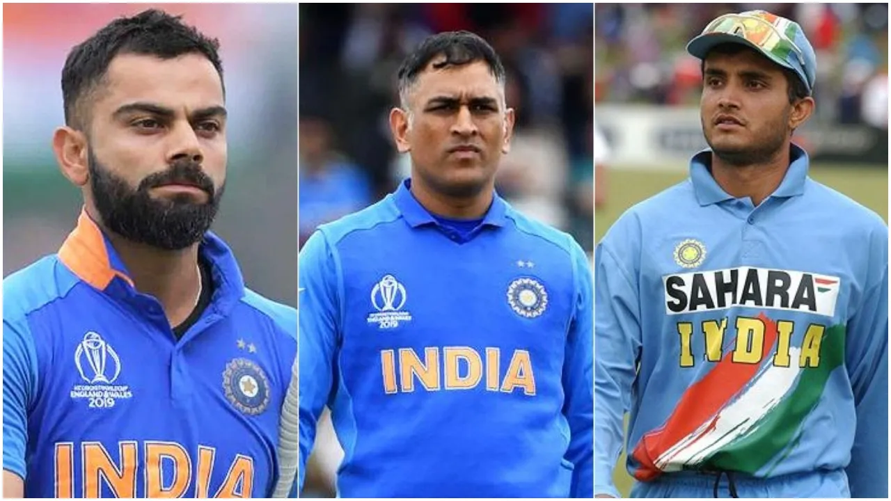 kohli ganguly dhoni
