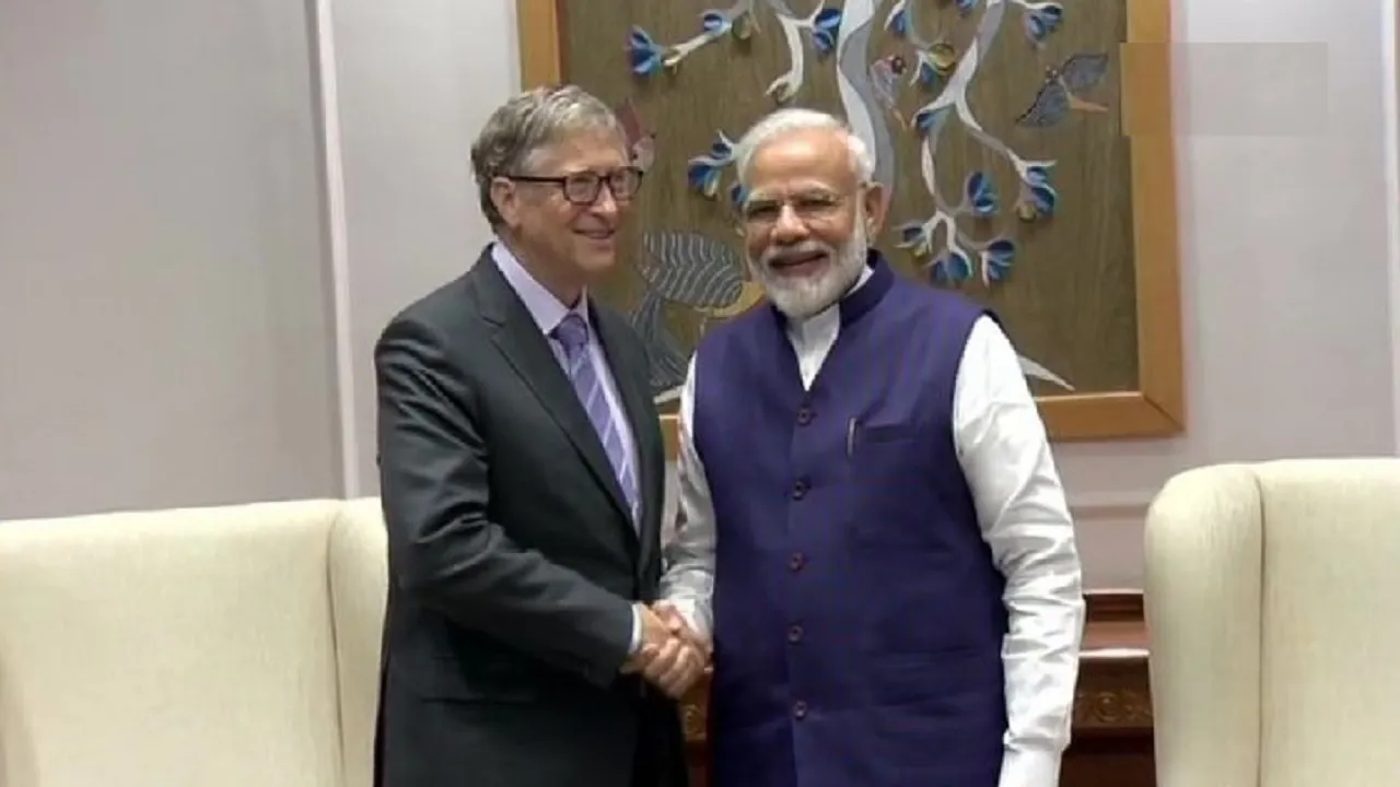 Bill Gates PM Modi