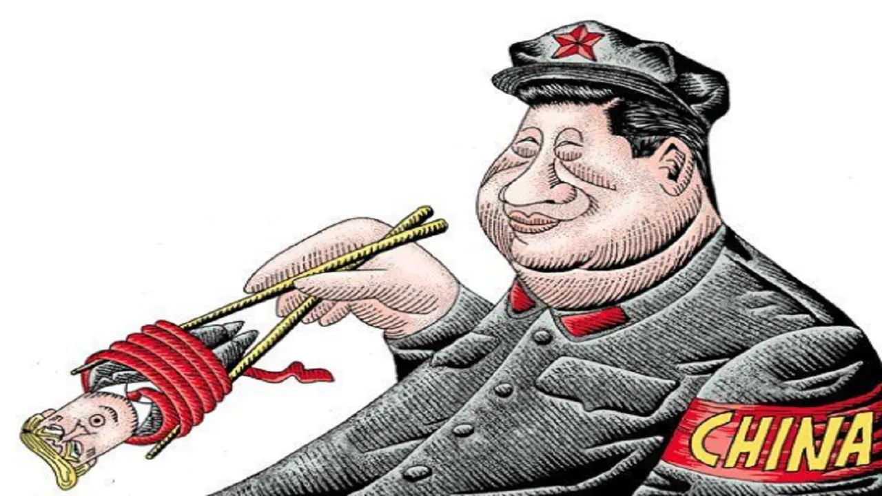 Trump Jinping Cartoon Pintrest