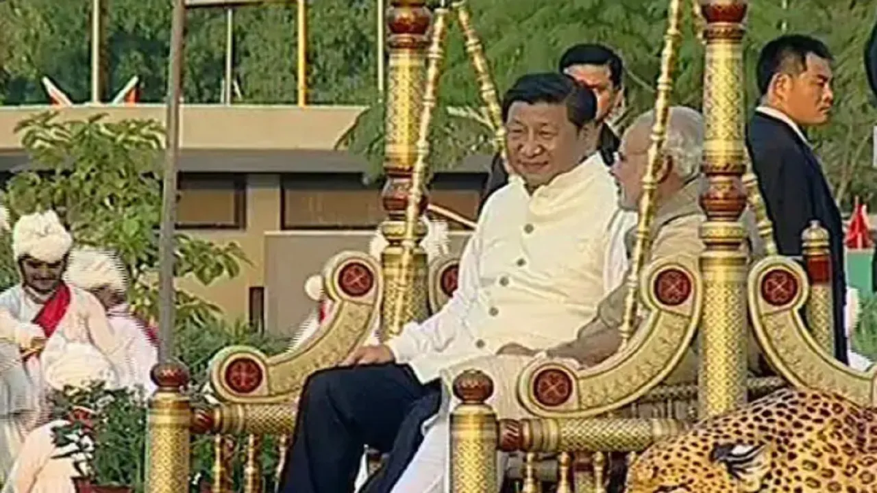 Modi Jinping River Front
