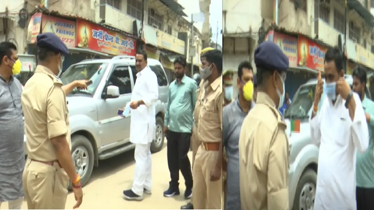 BJP leader reached Kashi Vishwanath temple with car