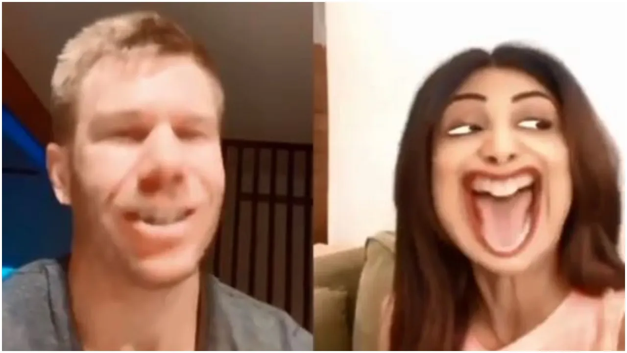 shilpa shetty and David Warner