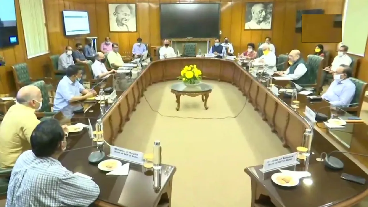 शाह और केजरीवाल की बैठक