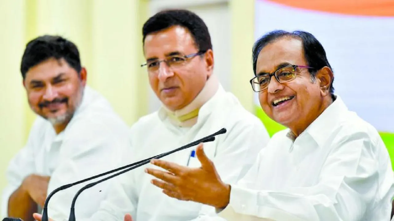 surjewala p chidambaram