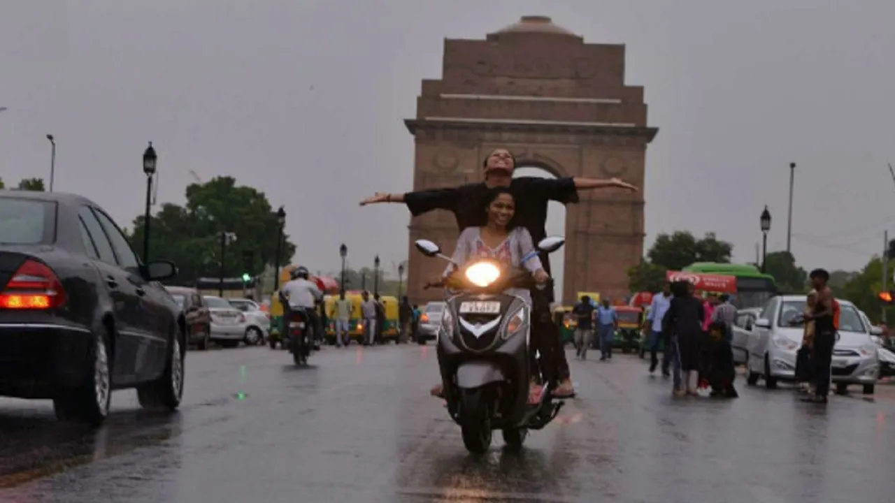 delhi rain