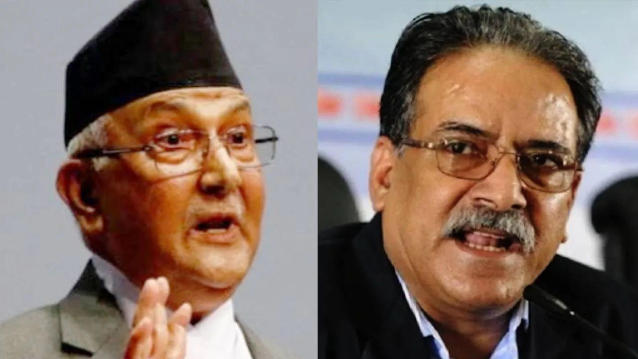Prachand vs kp oli