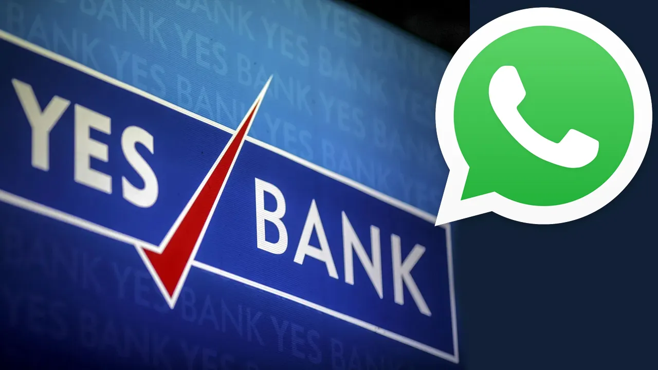 yes bank whatsapp