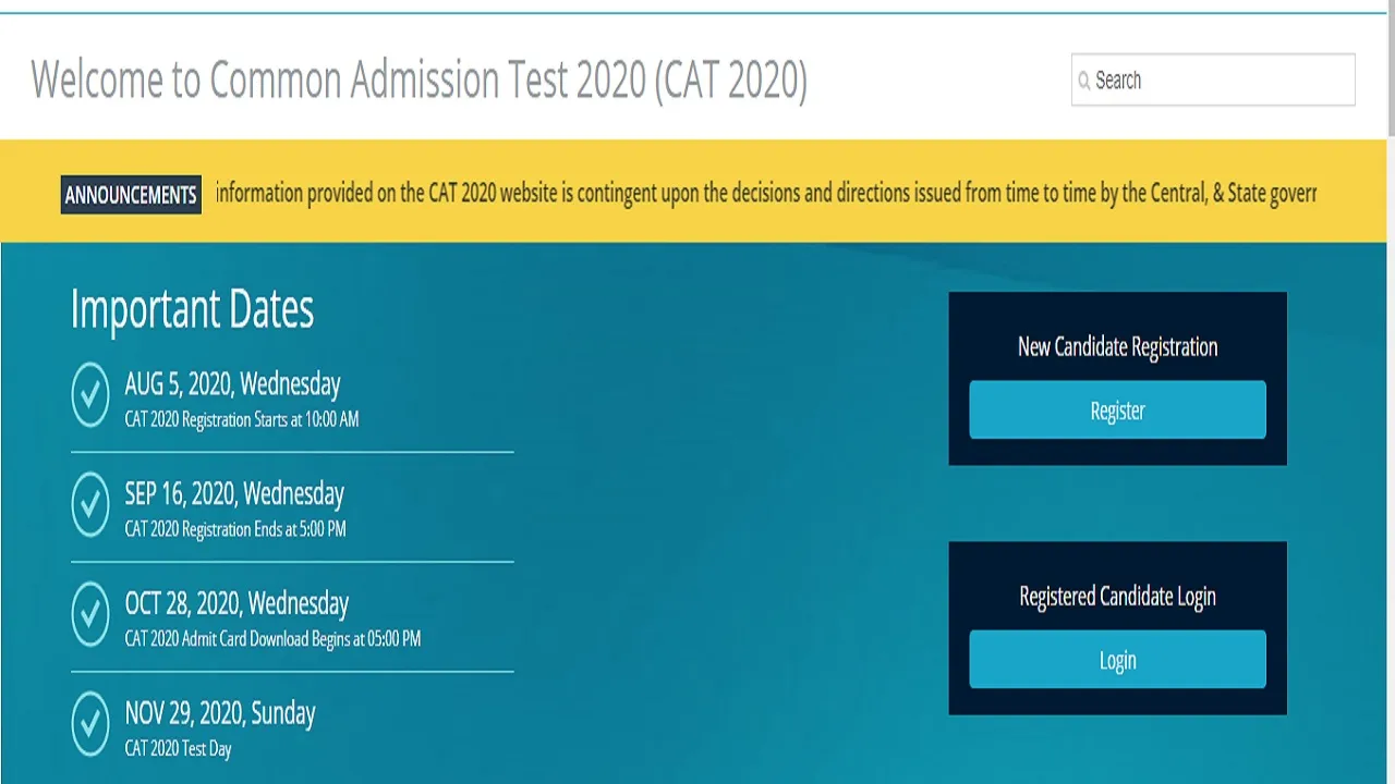 IIM CAT 2020
