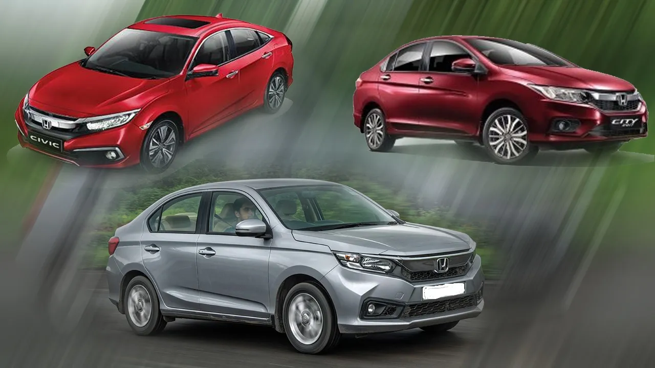 Honda Amaze Honda City Honda Civic
