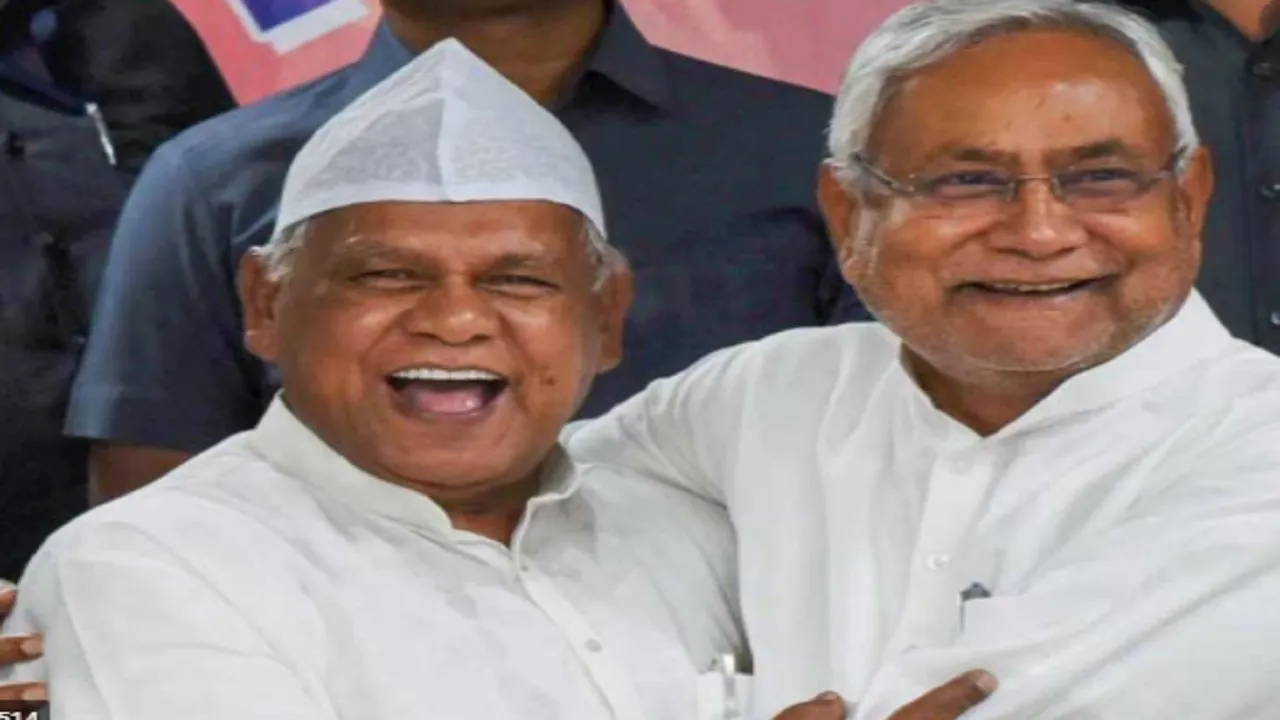 Nitish Kumar Jitin Ram Manjhi
