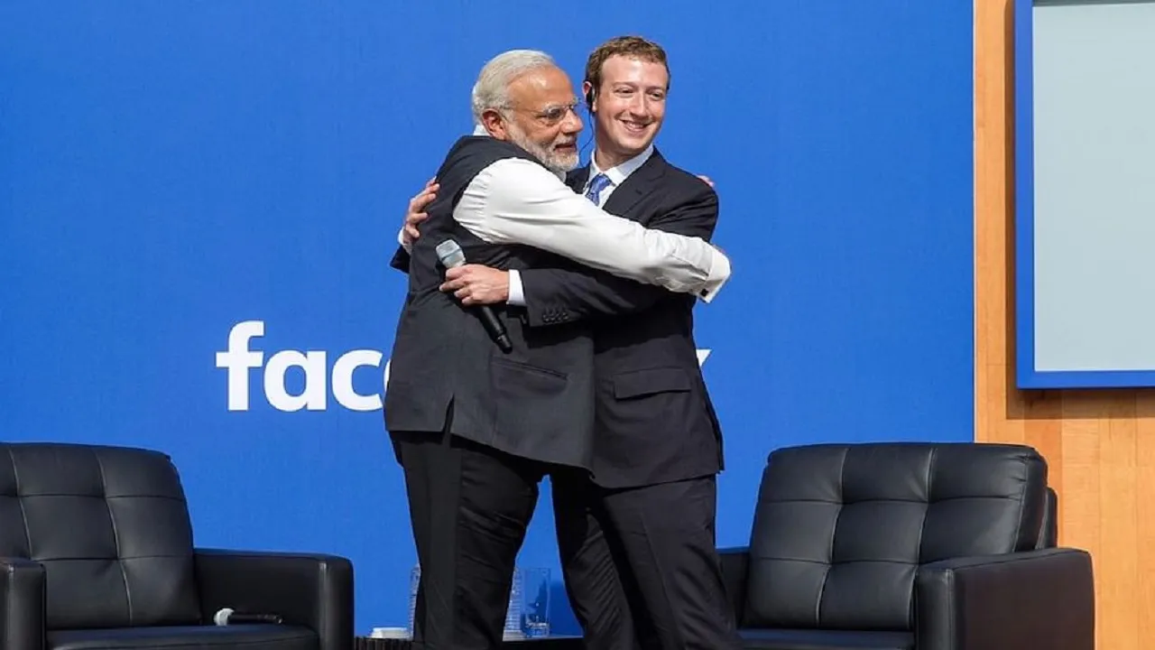 modi zuckerberg