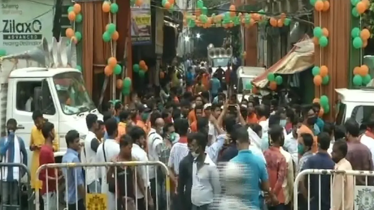 West Bengal BJP protest
