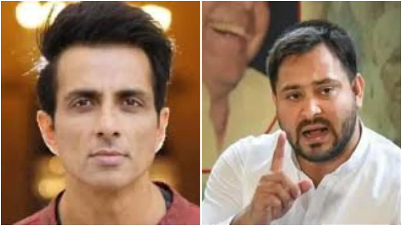 Sonu Sood and Tejaswi yadav