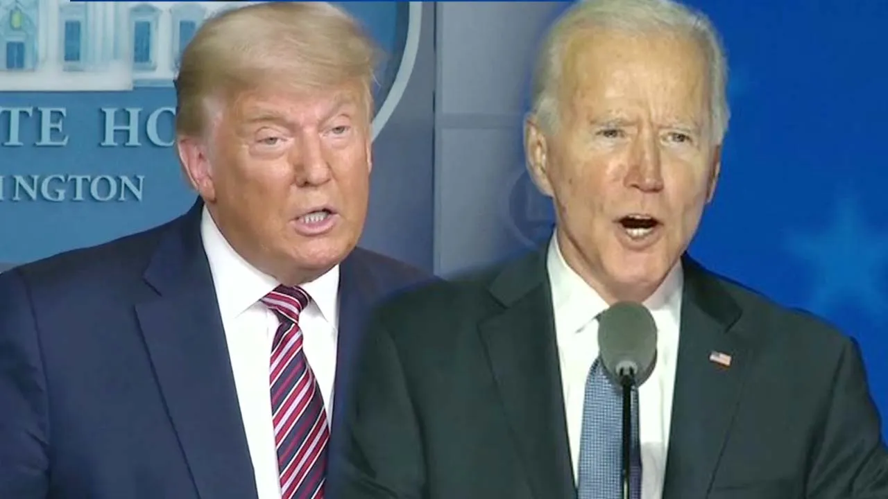 Donald Trump and Joe Biden