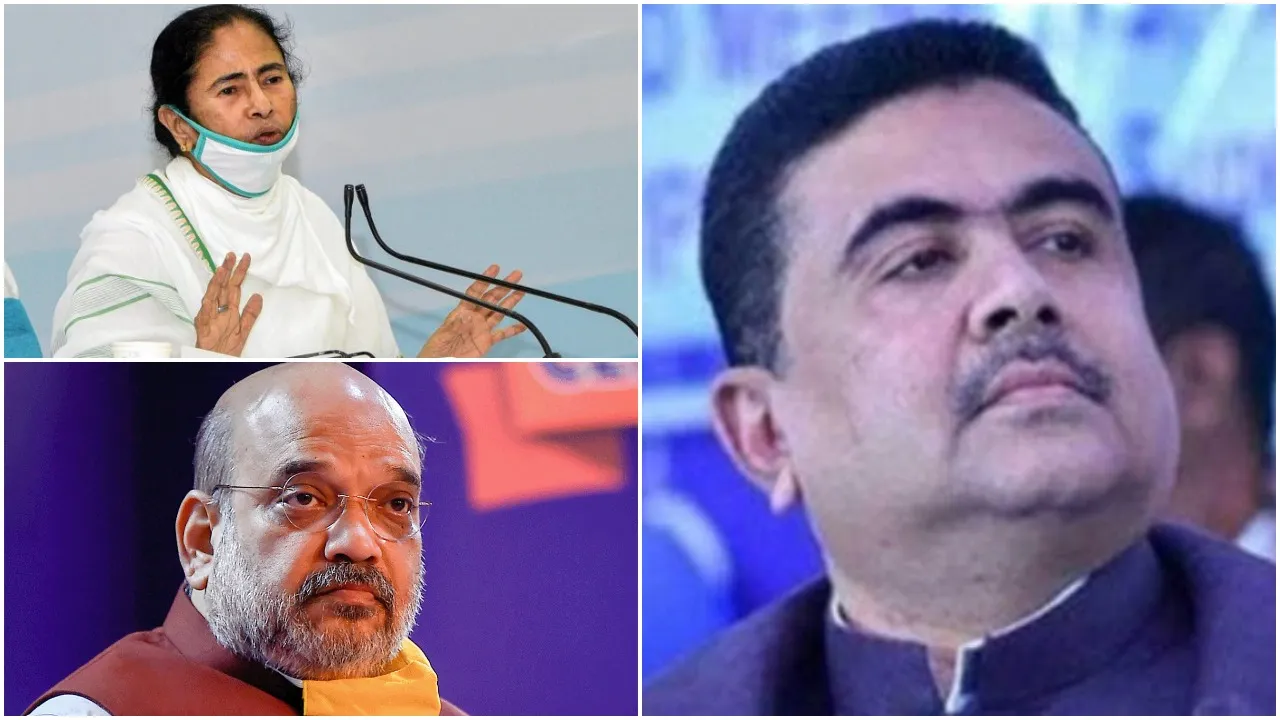 Amit shah mamta banraji shubhendu