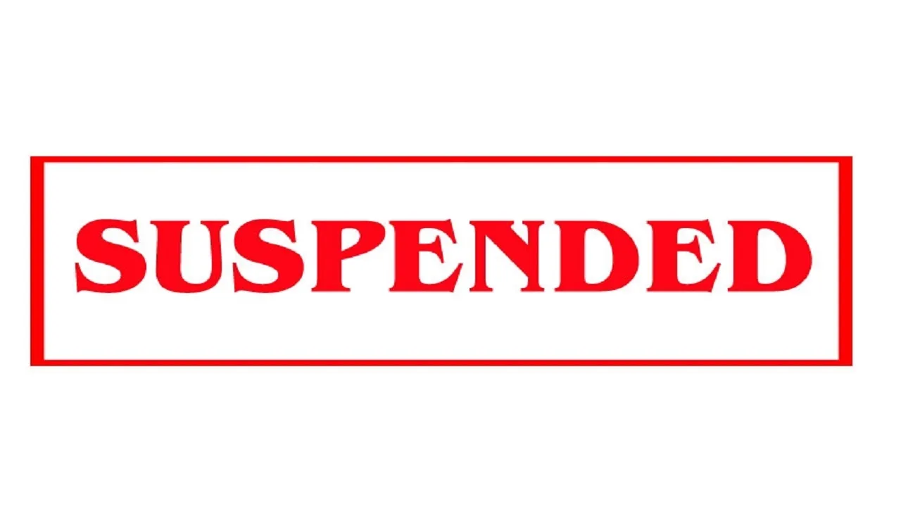 suspended