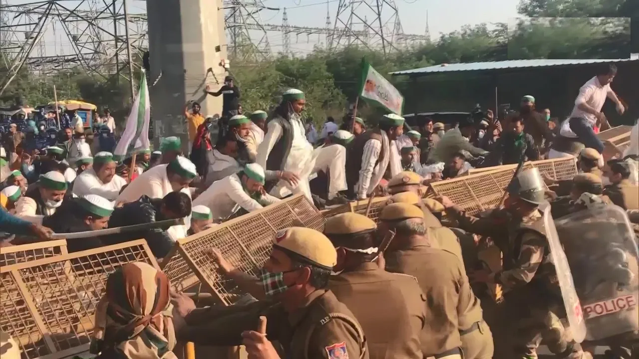 farmers protest
