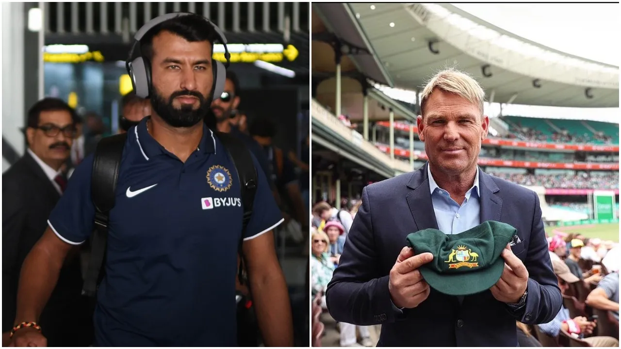 Shane Warne  Cheteshwar Pujara,