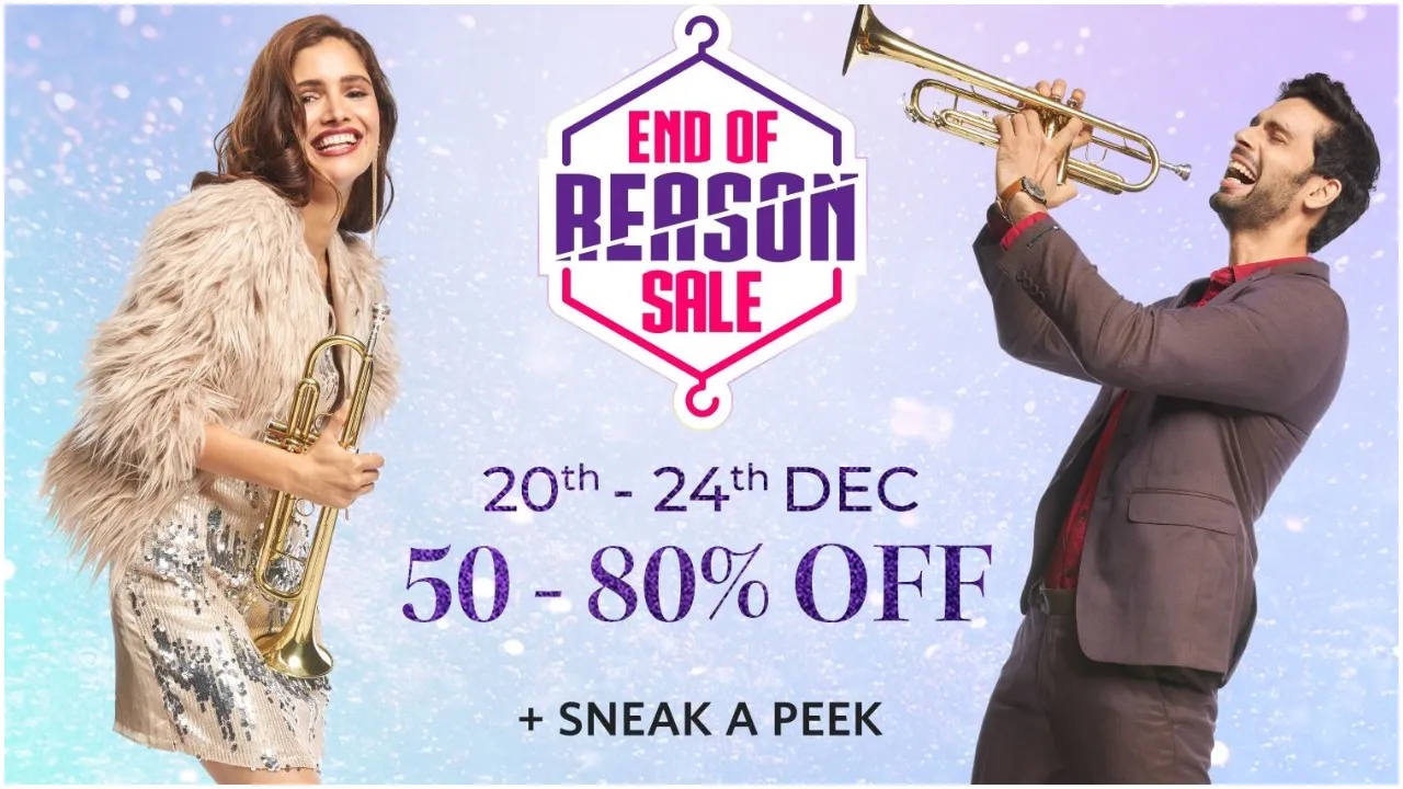 Myntra End Of Reason Sale 20th-24th Dec