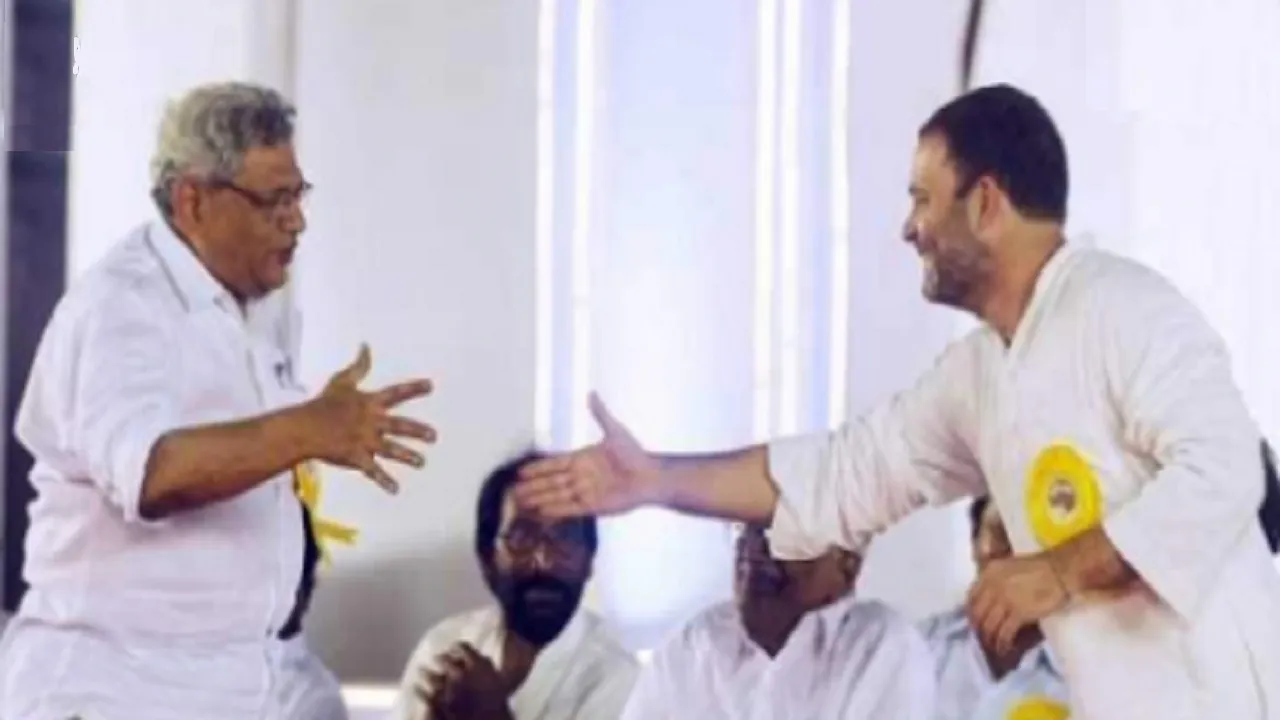 Rahul Gandhi Sitaram Yechuri