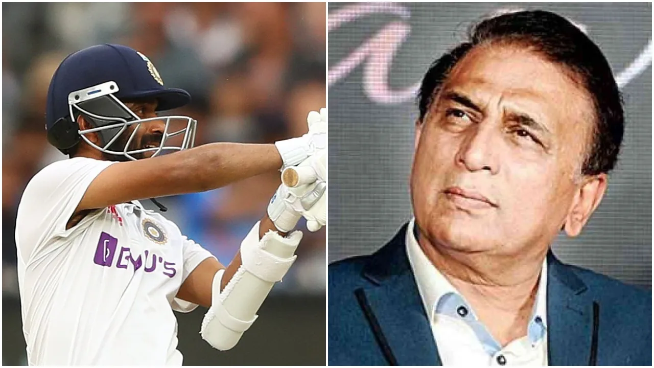 sunil gavaskar ajinkya rahane