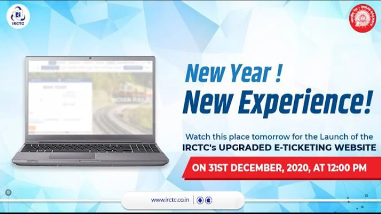 IRCTC Upgraded E Ticketing Website