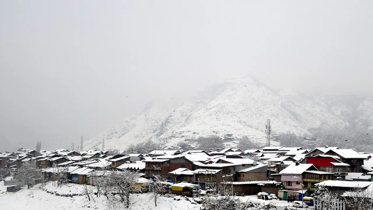 Snowfall Baramulla
