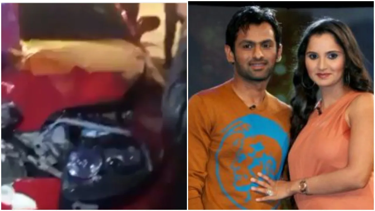 Shoaib Malik Accident