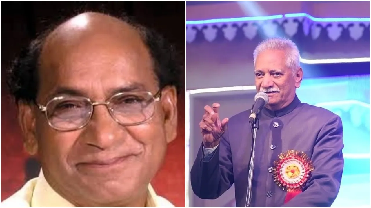 National Poet Pradeep Award to Dr.Kunwar B and Dr  Shiva Om Amber