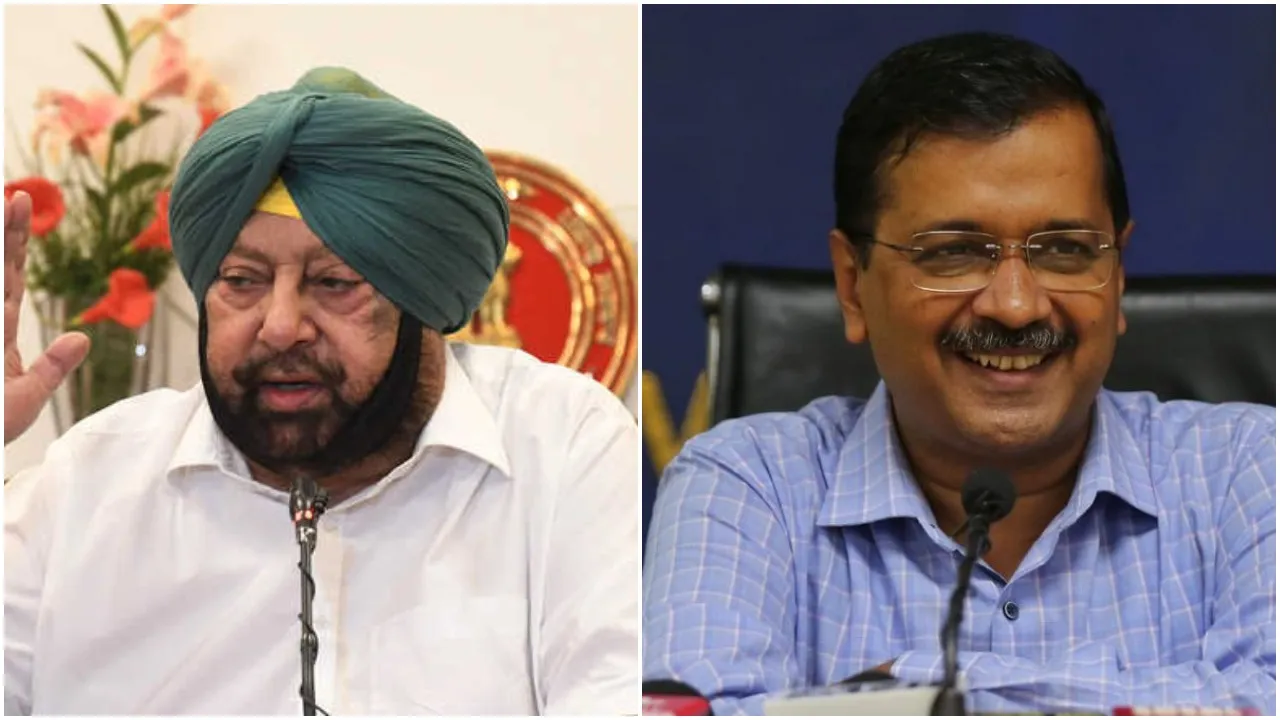 amarinder singh & arvind kejriwal
