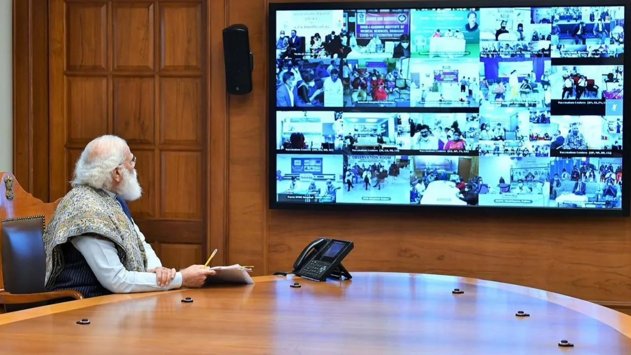 PM Modi 16 01 21