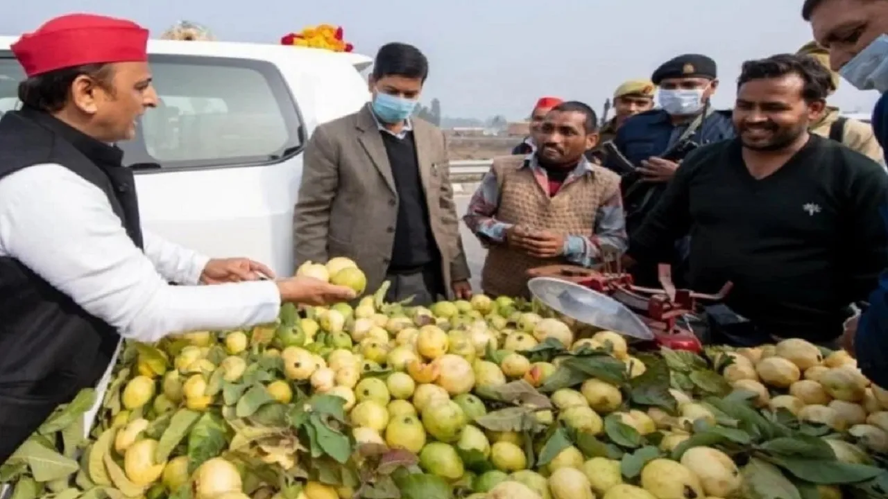 akhilesh yadav attack on bjp with guwava
