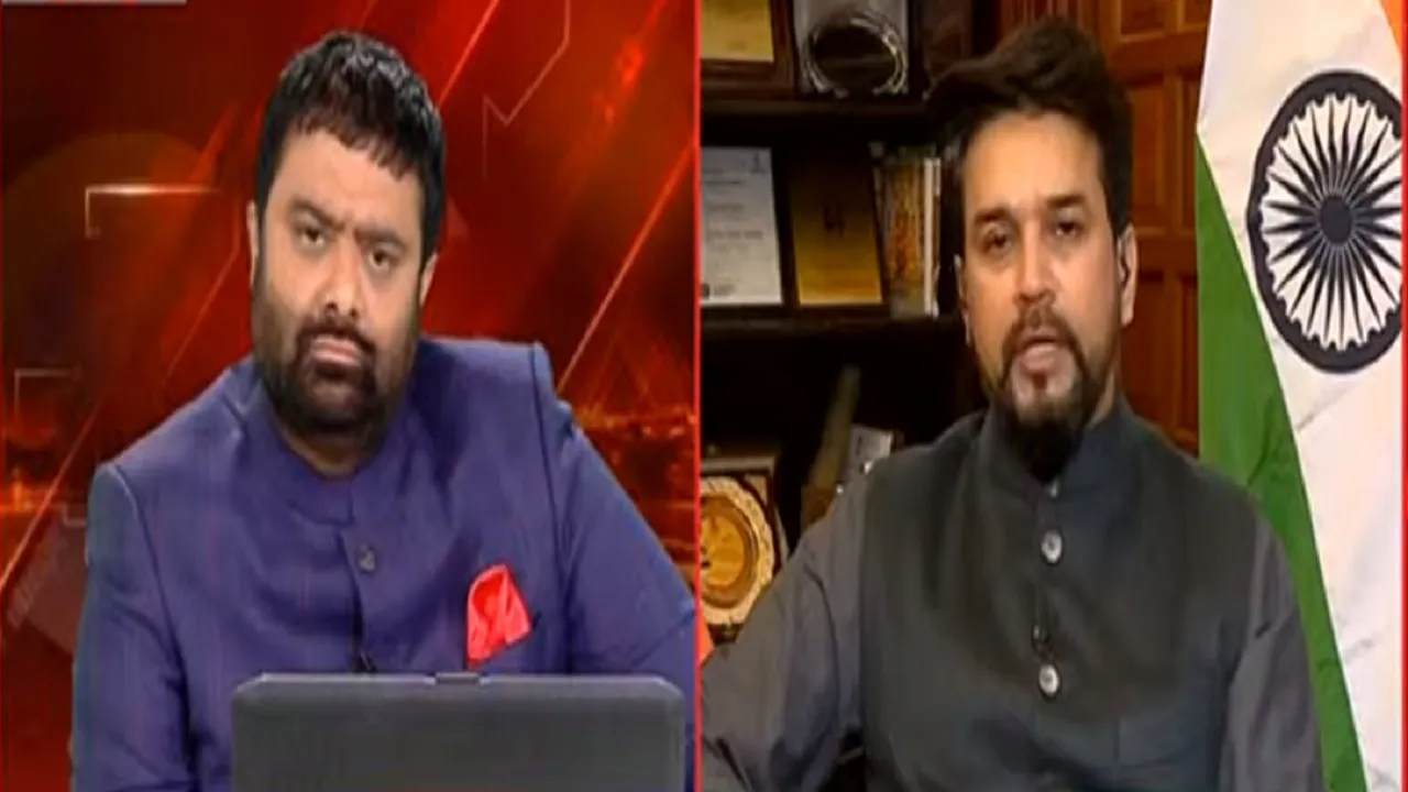 Union Minister of State for Finance Anurag Thakur