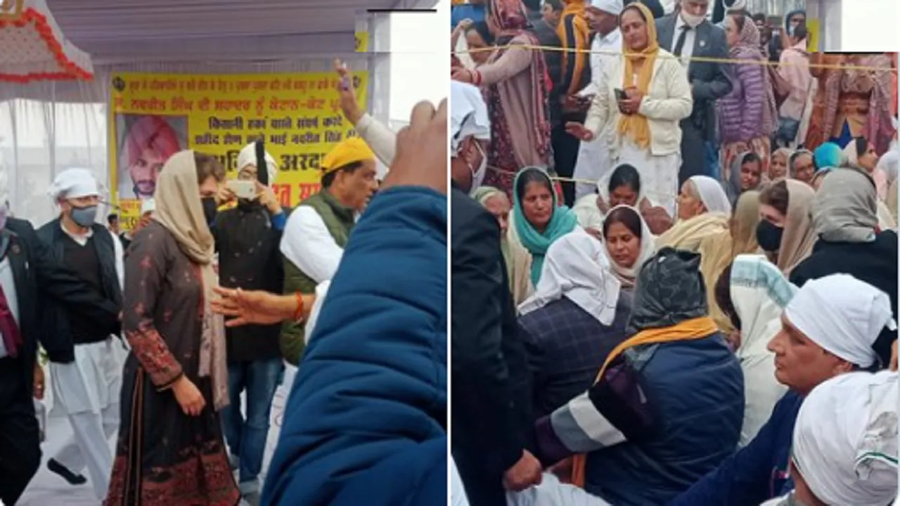 priyanka gandhi reached rampur