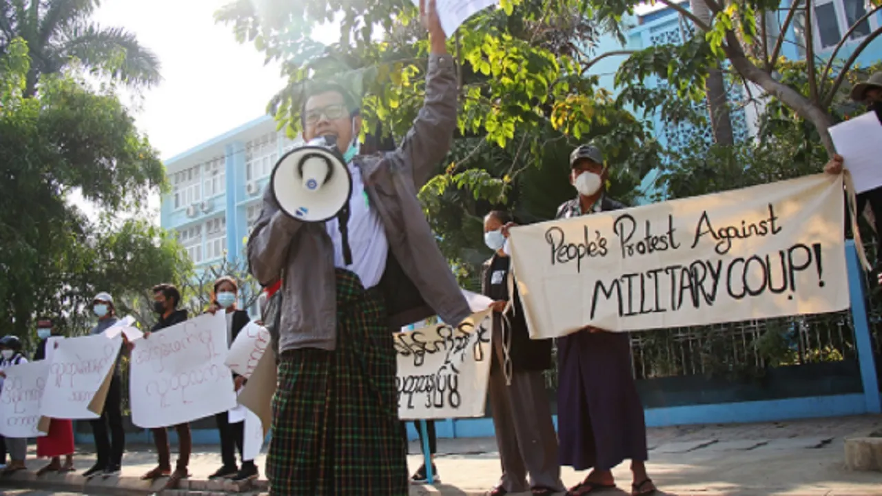 Myanmar Coup Protest
