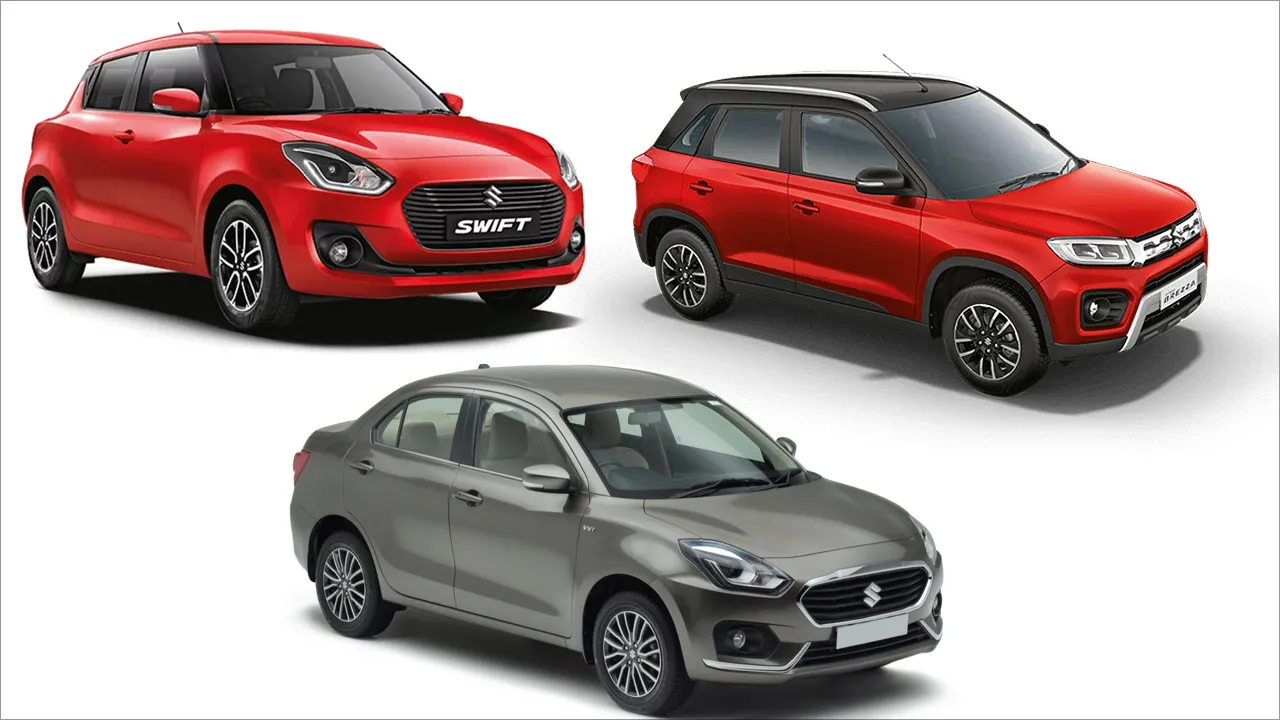 Maruti Swift-Vitara Brezza-Swift Dzire